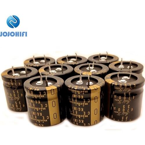 1pcs-6pcs KG TYPE II Gold Tune 4700UF 35V 30*30mm Pitch 10mm 35V/4700uf Audio Electrolytic Capacitor Capacitors