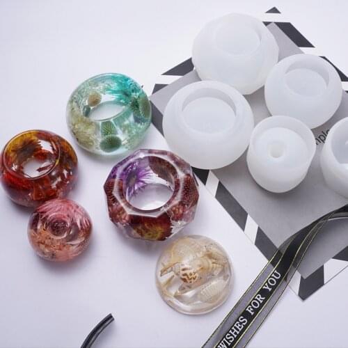 1PC Pen Storage Box Pot Shape Silicone Molds DIY Home Decor UV Epoxy Resin Tray Coaster Mold Resin Casting Molds Jewelry Tools