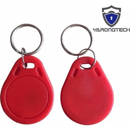 13.56MHZ ISO14443A RFID 1K Red Keyfobs -10pcs