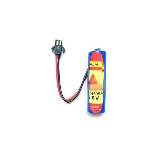 5PCS ER14505 Water meter battery original ER14505M 3.6V water meter gas meter battery with black plug