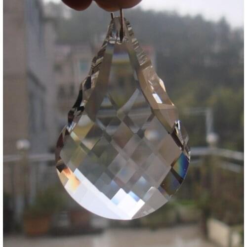 50pcs/lot 38mm glass prism pendant K9 crystal chandelier part ornament crystal prism free shipping