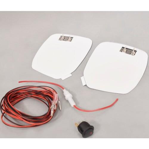 DC 12V Car Electric Mirror Glass Heated Pad Mat Defoggers Remove Frost Vehicle Side Mirror Glass Heat Heating Pad