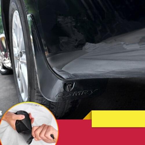 Sports Paint fender mudguard exterior front and rear wheel soft plastic file mud tile car Accessories for toyota Camry 2015-2018