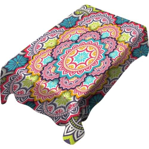 Color Pattern Background Design Tablecloth For Dinner Table Decor