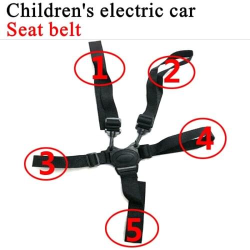Child electric car seat belt, baby toy electric car complete belt, child electric car seat protection accessories