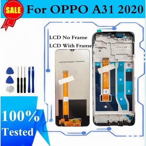 For OPPO A31 2020 CPH2015 CPH2073 LCD CPH2081 Display Touch Screen Digiziter Assembly With Frame For OPPO A31 CPH2029 CPH2031