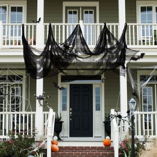 Halloween Gauze Creepy Cloth Home Decor Window Table Door Net Spooky Fancy Dress Party Decor