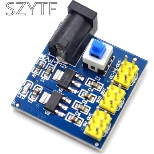 HW-228 Power Module Multi-output DC-DC Voltage Conversion Module 12V to 3.3/5/12V