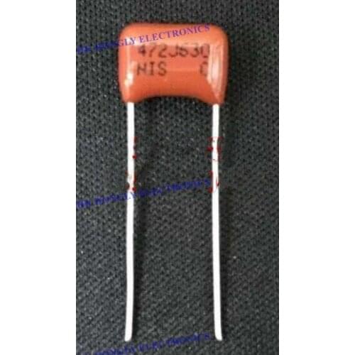 30PCS CBB 472K630 472J630 0.0047UF 4.7NF 4700PF 472K 630V K=10% J=5% P=7.5mm Film Capacitor