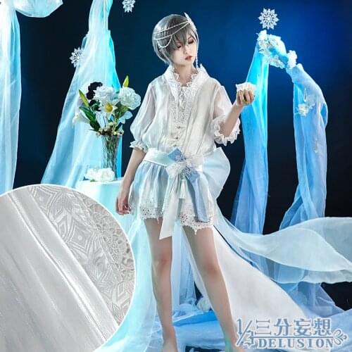 Anime Black Butler Ciel Phantomhive Cosplay Costume Cartoon Snow And Ice Uniform Halloween Party Outfit For Men Women New 2020