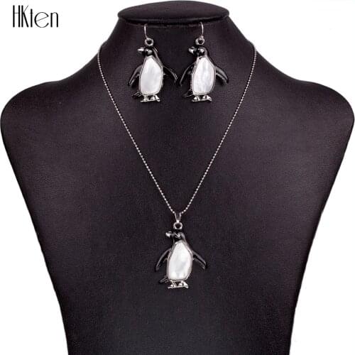 MS1504527 Fashion Crab Jewelry Sets Hight Quality Necklace Earring Sets Womens Jewelry Crystal Unique penguin Party Gift