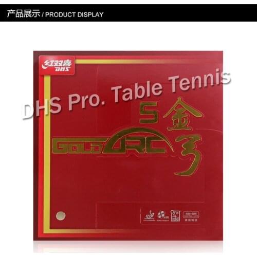 New Arrival Original DHS GOLDARC 5 Germany Made Table Tennis Rubber/ Ping Pong Rubber Free Shipping