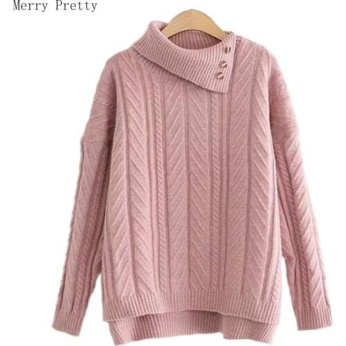 Solid Ruffled Collar Casual Knitted Pullover Women Sweaters 2021 Summer Full Sleeve Sweet Style Female WarmTops