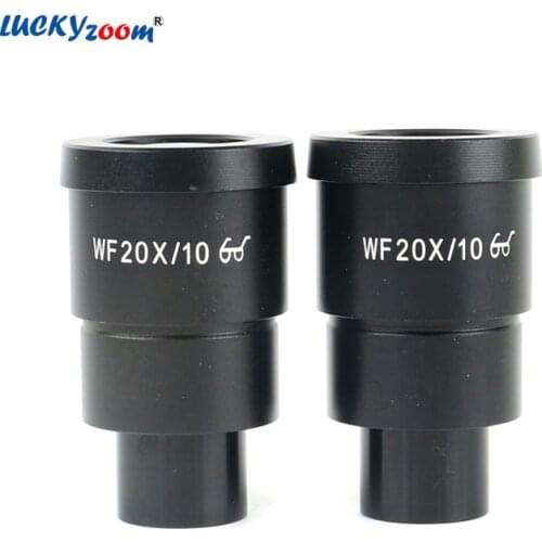1 Pair Extreme Widefield 20X/12MM Microscope Eyepiece High Quality Trinocular Microscope Eyepiece 30MM Binocular Microscopio Len