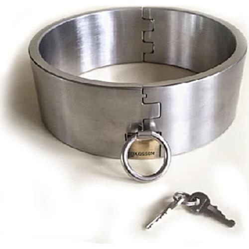 Sex bdsm collar bondage adult games stainless steel sex adult collars super weight slave collar sex toys for couple