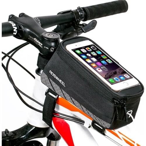 Pu bicycle charter front bag new mountain bike front beam bag upper tube bag racing equipment car bag