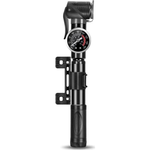 Portable Mini Bicycle Pump MTB Mountain Bike Pump 120 PSI High Pressure Cycling Hand Air Pump Ball Tire Inflator Cycling Tools