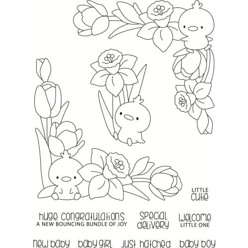 Animal Transparent Clear Silicone Stamp/Seal for DIY scrapbooking/photo album Decorative clear stamp sheets