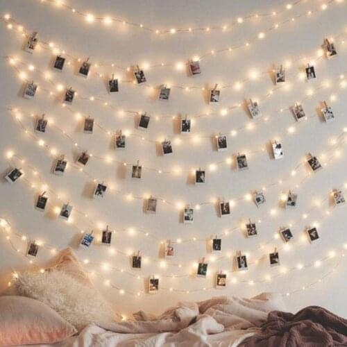 Remote Control Dimmable USB Powered 5M 10M LED Silver Copper Wire String Lights Decor Christmas Fairy Garlands star Light