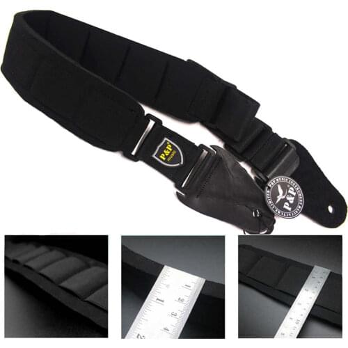Free Shipping Professional EVA Thickening Padded Guitar Strap Acoustic Electric Guitar Bass Strap Reduce Pressure