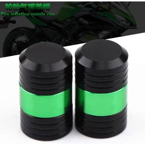 With LOGO Z900 MOTORCYCLE Aluminum Wheel Tire Valve caps For KAWASAKI For KAWASAKI Z900 Z 900 2017 2018 2019 2020 High quality
