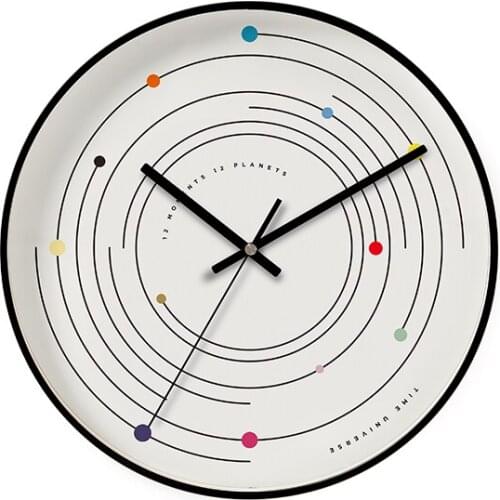 Modern Design Mute Wall Clock Living Room Bedroom Creative Electronic Wall Watch Simple Kitchen Quartz Home Decoration AA50ZB