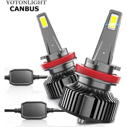 YOTONLIGHT H11 Led Canbus Led H1 H4 H7 Bulb Led Headlights Lamp 80W 20000LM H8 9005 9006 HB3 HB4 9004 9007 H16 5202 H13 D1 D4 D5