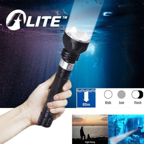 TMWT 3800Lm CREE XM-L2 Waterproof Diving Lights Torch Yellow UV Red Lamp Underwater 80 Meter LED Diving Flashlight