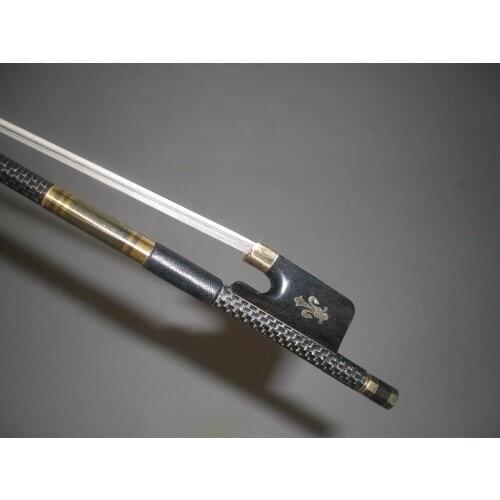 1 PC High Quality Strong Carbon Fiber CELLO bow 4/4 Gold wire pro inlay bow 1501