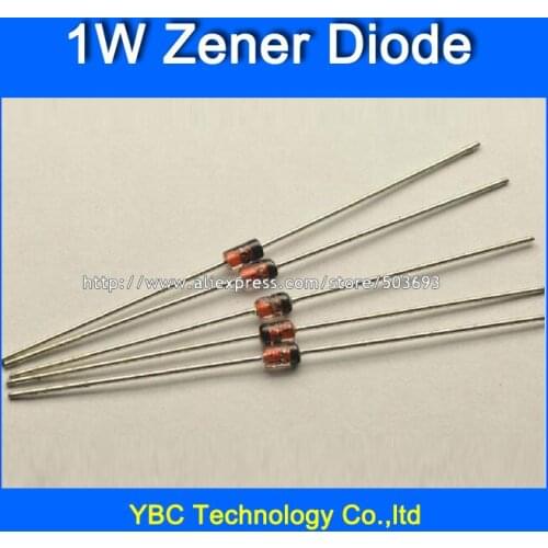 1000pcs/lot 1W 1N4727 IN4727~1N4756 IN4756 3V~47V Zener Diode 29values for Your Choice