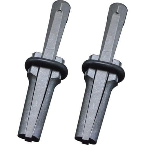 2Pcs Industrial Grade 9/16inch Plug Wedge and Feather Shims Concrete Marble Granite Rock Stone Splitter Hand Tools