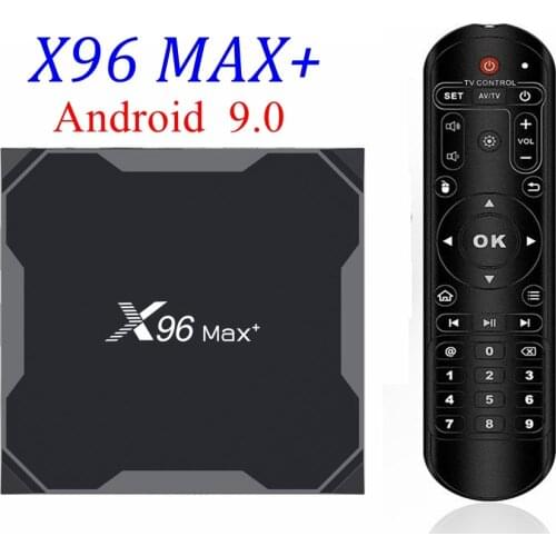 20pcs X96 Max Plus Android 9.0 TV Box Amlogic S905X3 4GB 64GB Max 2.4G/5G Dual WiFi USB3.0 BT4.0 8K 4K H.265 UHD Media Player