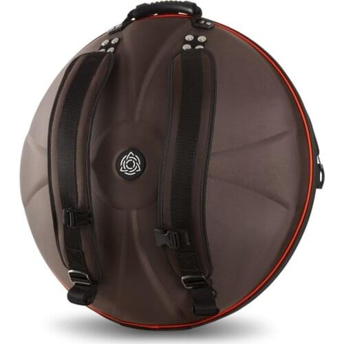 22inch HandPan Case Brown Hand Drum Bag HANDPAN Accessories 56cm HandPan Instrument Drum Bag Cover Travel HANDPAN Bag Hardcase