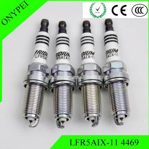 4-6pcs LFR5AIX-11 4469 Iridium Spark Plug fit for Hyundai Infiniti Kia Mariner Mercury Nissan Scion Suzuki Toyota 4 pcs LFR5A