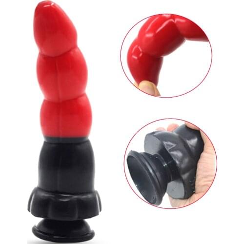 Four-Step Anal Beads Dildo Silicone Butt Plug G-Spot Orgasm Vagina Anal Massager Long-Lasting Pleasure Sex Toy Inserted 18 Cm