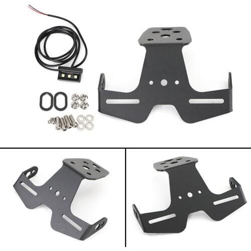 Artudatech Motorcycle License Plate Holder Frame Bracket fit for Kawasaki Ninja ZX-25R ZX25R 2020 2021
