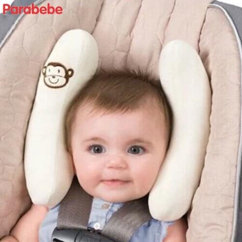 Safety Head Neck Cushion Pad Support Soft Adjustable Infant Child thicken Baby Head Protection Pad Car Seat Stroller Pillows