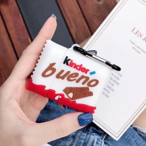 Kinder chocolate Wireless Bluetooth Earphone Case For AirPods 2 3 pro Cute surprisingly bueno Box 3D soft Silicone Headset cover