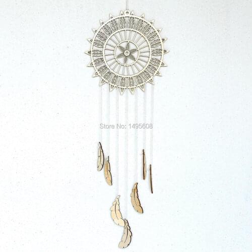 Wooden dream catcher, Wall Hanging, Wall Decor, Nursery Dream Catcher, Home Decor, New Baby nursery, Natural, Boho wedding decor