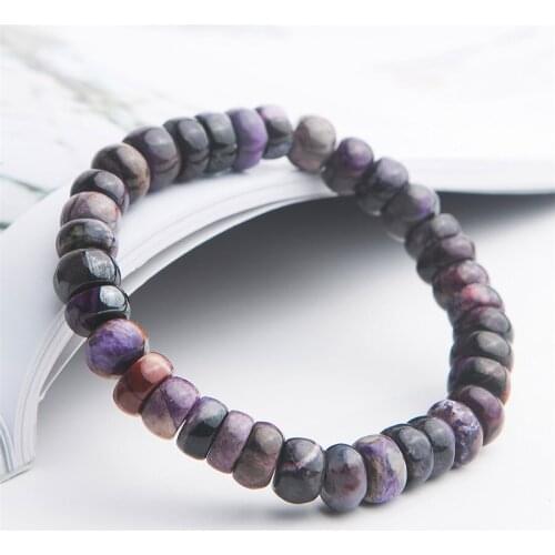 Precious Natural Sugilite Gems Stone Crystal Stretch Marquise Bead Bracelets For Woman Female