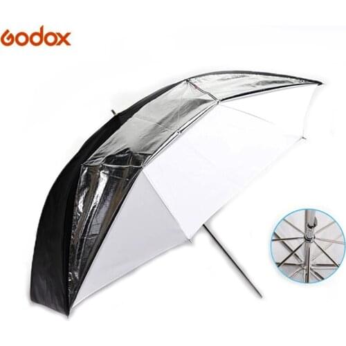 Godox UB006/36 91cm Double Layers Reflective and Translucent Black White Umbrella for Studio Flash Strobe Lighting