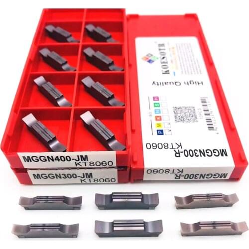 KOESOTR MGGN300 MGGN200 MGGN150 MGGN400 R JM Original Carbide Insert Slotting Insert CNC Lathe Metal Parts MGGN Alloy Tool