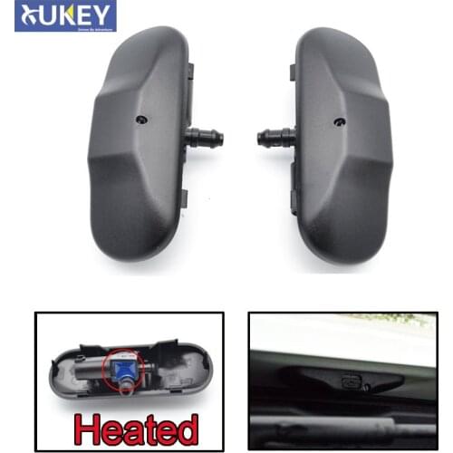 Xukey X2 Front Windshield Washer Nozzles Jet Heated For Audi TT A1 8X A4 B8 Q3 Q5 Q7 4L Front Window Set 2014 2013 2012 2011