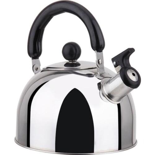 Magnetic 2L/3L/4L Stainless Steel Whistling Pot Hemisphere Kettle Fast Heat Electric Stove Flat Bottom for Induction Cooker