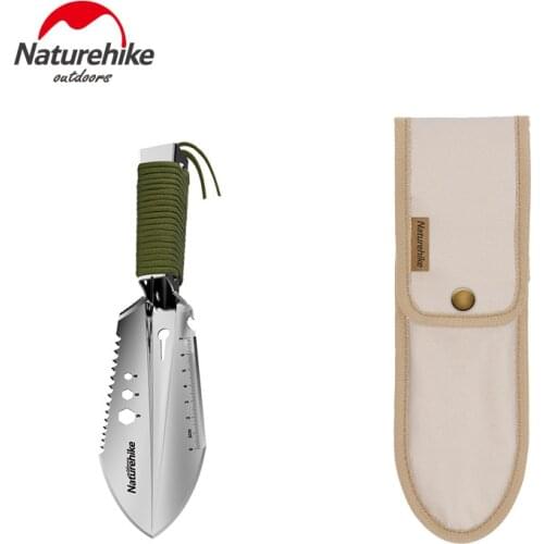 Naturehike Outdoor Essential Equipment Multifunctional Small Shovel Hand Camping Shovel Stainless Steel Srowel Shovel