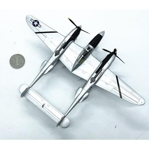 1/72 American Attack Millitary JET P38 P-38 Plastic ABS Model Aircraft Airplane Toys Boys Adult Plane Aviation For Collection