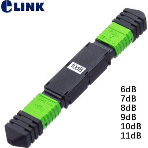 MPO APC 12core fiber attenuator female to male optical fibre connector 6db 7db 8db 9db 10db 11db ftth fibra optica free shipping