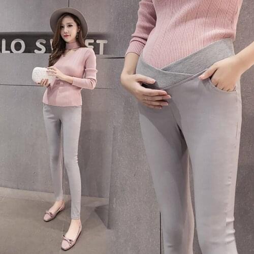 New Maternity Clothes For Pregnant Women pregnancy pants V Low Waist Sping Autumn Plus Size 28%Off