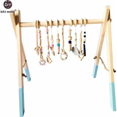 Lets Make Classic Wooden Baby Gym Without Gym Toys Activity Gym Toy Accessories Montessori Rattles Nursery Decor Sensory Toys