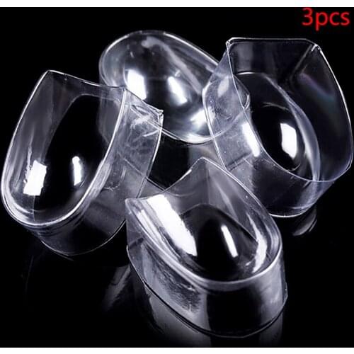 3 Pieces of Transparent French Dipping Powder Box French Manicure Dipping Tray Dipping Nail Powder Box Nail Powder Container